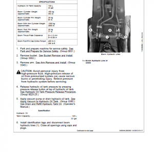 John Deere 160GLC Excavator Repair Technical Manual (S.N after F055671 -) - Image 4