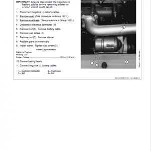 John Deere 27ZTS Excavator Repair Technical Manual - Image 4