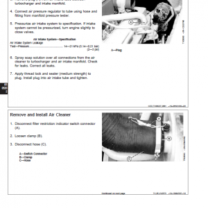 John Deere 120 Excavator Repair Technical Manual - Image 4