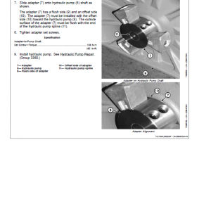 John Deere 120C Excavator Repair Technical Manual - Image 4