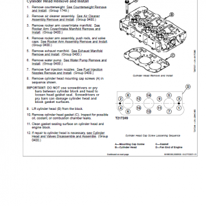 John Deere 17D Excavator Repair Technical Manual - Image 4