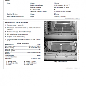 John Deere 450CLC Excavator Repair Technical Manual - Image 5