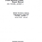 John Deere 310SK Backhoe Loader Repair Service Manual (S.N after E219607 - )