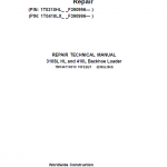 John Deere 310SL HL, 410L Backhoe Loader Repair Service Manual (S.N after F390996 - )