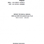 John Deere 350D, 400D Dump Truck Service Manual (DW & BELL - S.N. 200311—201811)