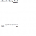 John Deere B25B Articulated Dump Truck Repair Technical Manual - Image 2