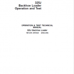 John Deere 325J Backhoe Loader Repair Technical Manual - Image 2