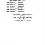 John Deere 370E, 410E, 460E Dump Truck Technical Manual (S.N. after C634583 & D668586 - ) - Image 2