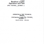 John Deere 310K Backhoe Loader Repair Technical Manual (S.N after E219607 - ) - Image 2