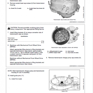 John Deere 325K Backhoe Loader Repair Technical Manual (S.N after C235589 - ) - Image 4