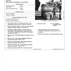 John Deere 310L Backhoe Loader Repair Technical Manual (S.N after C000001 & D000001 - ) - Image 4