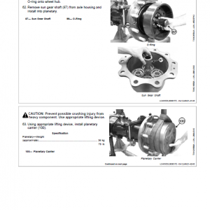 John Deere 315SL Backhoe Loader Technical Manual (S.N C390996 & D390996 - ) - Image 4