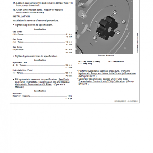 John Deere 850L Crawler Dozer Repair Technical Manual (S.N after F352989 - ) - Image 4