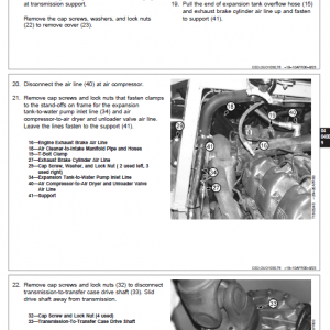 John Deere B35C, B40C Articulated Dump Truck Repair Technical Manual - Image 4