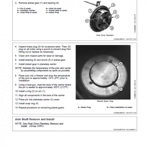 John Deere 250D, 300D Series 2 Dump Truck Technical Manual (S.N. after C642001 - ) - Image 4