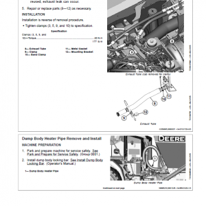 John Deere 410E II, 460E II Articulated Dump Truck Technical Manual (S.N. F708125 - ) - Image 4