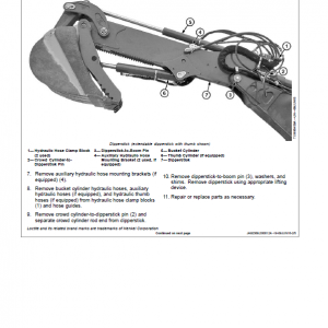 John Deere 325SL Backhoe Loader Repair Technical Manual (S.N after C273920 - C390995) - Image 5