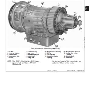 John Deere B40B Articulated Dump Truck Repair Technical Manual - Image 5