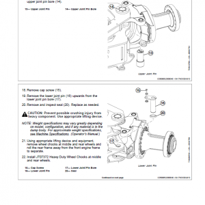 John Deere 410E II, 460E II Articulated Dump Truck Technical Manual (S.N. D708125 - ) - Image 5