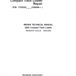 John Deere 325G Compact Track Loader Repair Service Manual (S.N after J328658 - )
