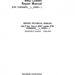 John Deere 544 P-Tier, Gen-A 4WD Loader Repair Service Manual (S.N L_10283 - )