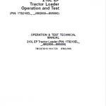 John Deere 210L EP Tractor Loader Repair Technical Manual (S.N J892600 - 895000) - Image 2
