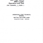 John Deere 444 P-Tier, Gen-A 4WD Loader Repair Technical Manual (S.N L_10283 - ) - Image 2
