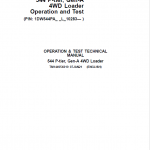John Deere 544 P-Tier, Gen-A 4WD Loader Repair Technical Manual (S.N L_10283 - ) - Image 2