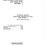 John Deere 762B Scraper Repair Technical Manual (S.N after 791764) - Image 2