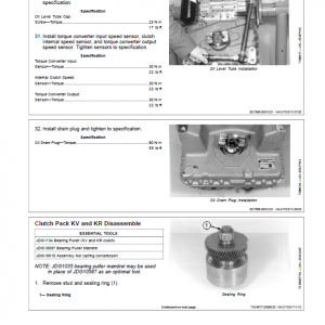 John Deere 544L 4WD Loader Repair Technical Manual (S.N after F693054 - ) - Image 3