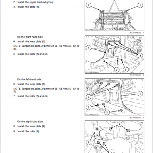 New Holland FR450, FR500, FR600, FR700 Forage Harvester Repair Service Manual - Image 3