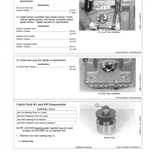 John Deere 724L 4WD Loader Repair Technical Manual (S.N L705208 - ) - Image 3