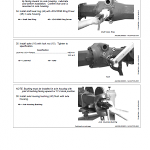 John Deere 210L EP Tractor Loader Repair Technical Manual (S.N J892600 - 895000) - Image 3