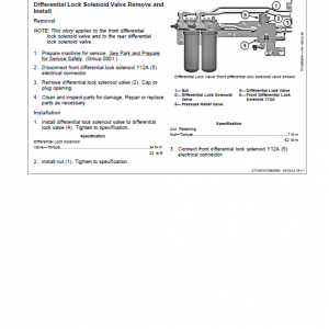 John Deere 744L 4WD Loader Repair Technical Manual (S.N D697293 - ) - Image 3