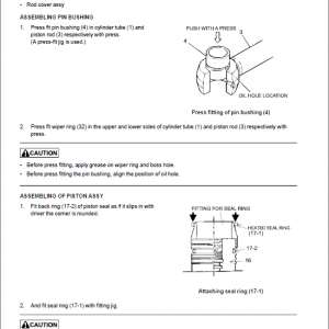 Kobelco SK140SRLC-7 Hydraulic Excavator Repair Service Manual - Image 3