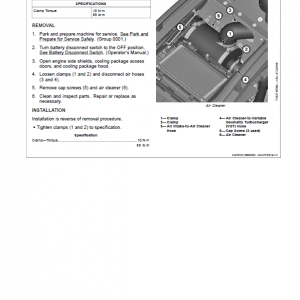 John Deere 544L 4WD Loader Repair Technical Manual (S.N after F693054 - ) - Image 4