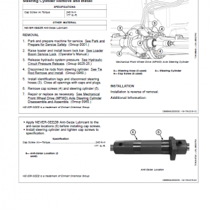 John Deere 210L EP Tractor Loader Repair Technical Manual (S.N J892600 - 895000) - Image 4