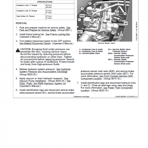 John Deere 524L 4WD Loader Repair Technical Manual (S.N after F693054 - ) - Image 5