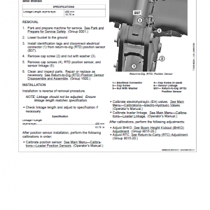 John Deere 644L 4WD Loader Repair Technical Manual (S.N F705243 - ) - Image 5