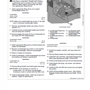 John Deere 624 P-Tier, Gen-A 4WD Loader Repair Technical Manual (S.N L_10283 - ) - Image 5