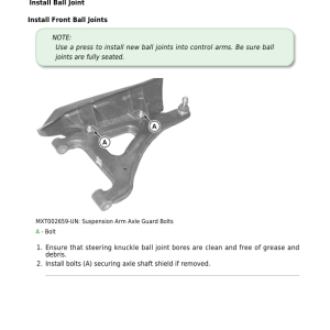 John Deere RSX860E, RSX860M Gator Recreational Vehicles Repair Manual (S.N after 010001-) - Image 6