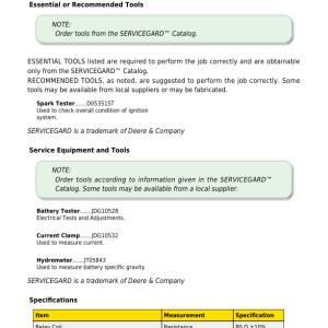 John Deere RSX860E, RSX860M Gator Recreational Vehicles Repair Manual (S.N after 010001-) - Image 3