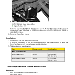 John Deere HPX615E Gator Utility Vehicles Repair Technical Manual (S.N 010001 - 040000) - Image 5