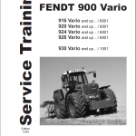 Fendt 916, 920, 924, 926 Favorit Vario COM II Tractors Workshop Repair Manual - Image 2