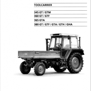 Fendt F345 GT, F345 GTM, F360 GT, F360 GTF, F365 GTA Tractors Operators Manual - Image 5