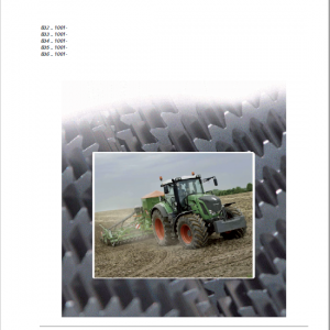 Fendt 819, 822, 824, 826, 828 Vario Scr(3b) Tractors Workshop Repair Manual