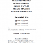 Fendt 916, 920, 924, 926 Vario COM II Tractors Workshop Repair Manual