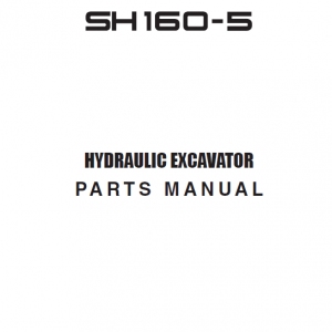 Sumitomo SH160-5 Hydraulic Excavator Repair Service Manual - Image 4