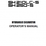 Sumitomo SH210LC-5 Hydraulic Excavator Repair Service Manual - Image 2