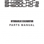 Sumitomo SH460HD-5, SH480LHD-5, SH500LHD-5 Hydraulic Excavator Repair Service Manual - Image 2